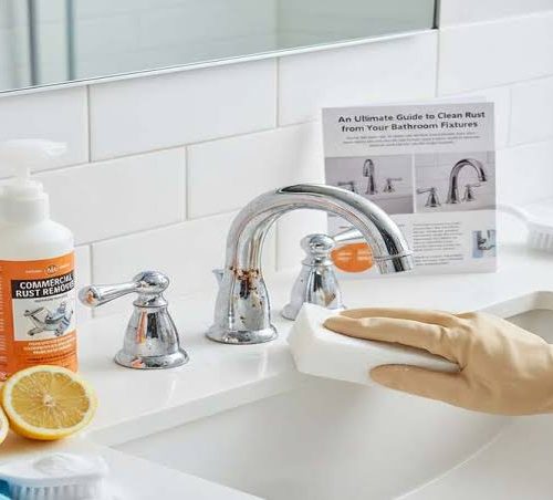 Rusty Bathroom Fixtures - Remove Corrosion and Restore Shine