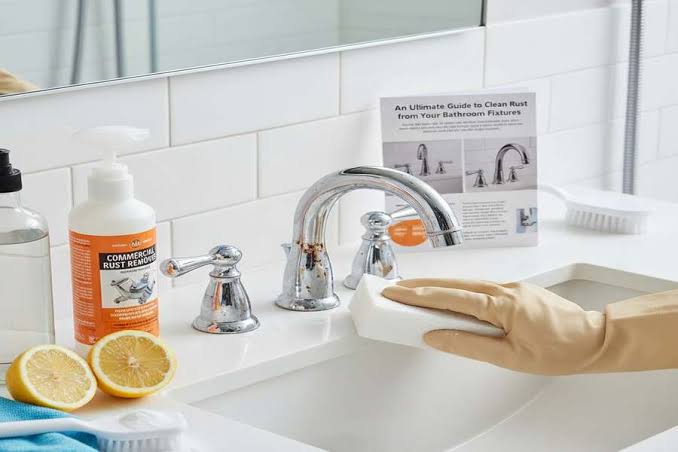 Rusty Bathroom Fixtures - Remove Corrosion and Restore Shine